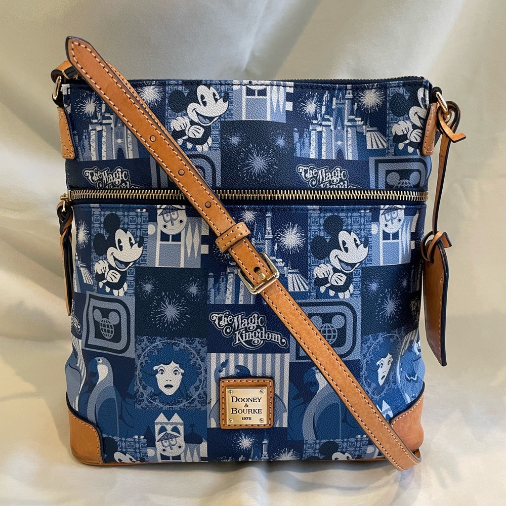 Dooney & Bourke Disney Magic Kingdom 45th Anniversary Letter Carrier 2016